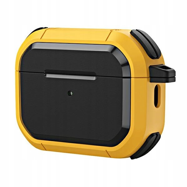 Фото Футляр противоударный Black ed. для наушников Airpods Pro 2 / Pro (Yellow) в магазине vchehle.ua