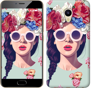 

Чехол Девушка с цветами для Meizu M5 95751