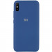 Чехол Silicone Cover Full Protective (AA) для Xiaomi Redmi 9A (Синий / Navy Blue)