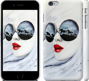 Чехол Девушка акварелью для iPhone 6 plus (5.5'')
