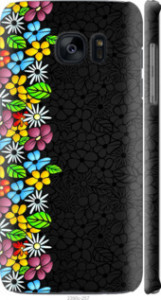 Чехол цветочный орнамент для Samsung Galaxy S7 Edge G935F