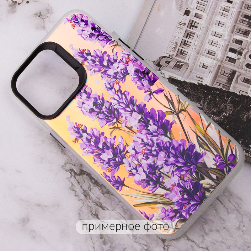 TPU+PC чехол TakiTaki Magic glow для Samsung Galaxy S21 FE (Lavender / Pink / Purple) в магазине vchehle.ua