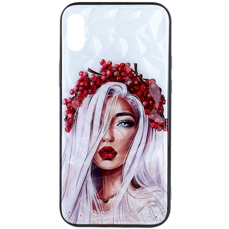 TPU+PC чохол Prisma Ladies на Apple iPhone X / XS (5.8") (Ukrainian Girl)