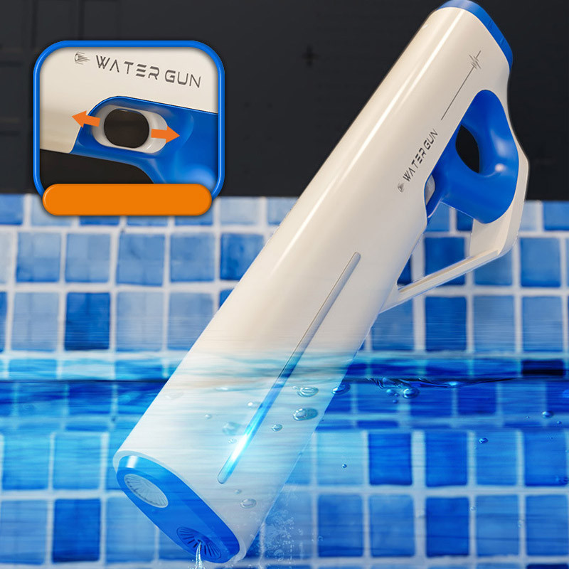 Фото Водный аккумуляторный автомат Water Gun 185-66 (400ml) with lithium battery (White / Blue) на vchehle.ua