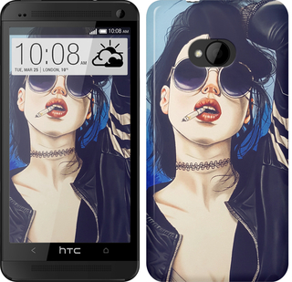 

Чехол Девушка на стиле для HTC One M7 643690