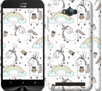 

Чехол Единорог и кофе для Asus ZenFone Max ZC550KL 841166