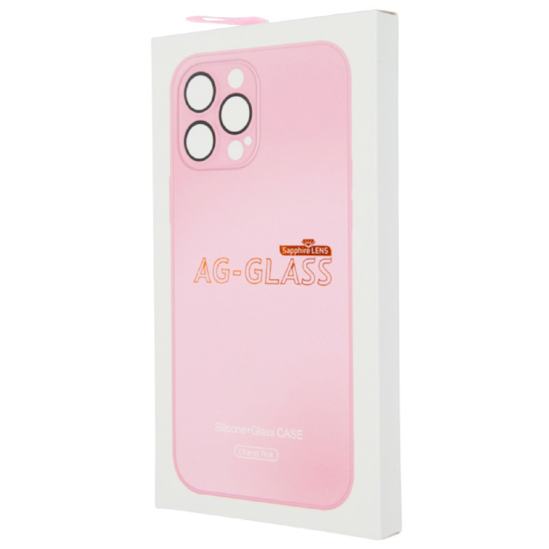 Фото Чехол TPU+Glass Sapphire matte case для Apple iPhone 13 Pro Max (6.7") (Chanel Pink) в магазине vchehle.ua