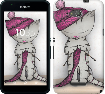

Чохол Кішка рукодільниця на Sony Xperia E4g 584298