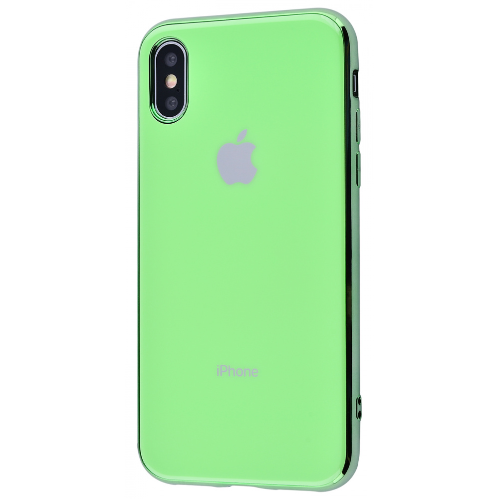 Silicone iPhone case (TPU) iPhone X/Xs (mint_gum)