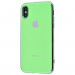 Silicone iPhone case (TPU) iPhone X/Xs (mint_gum)
