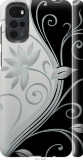 

Чохол Квіти на чорно-білому фоні на Motorola G22 1575926