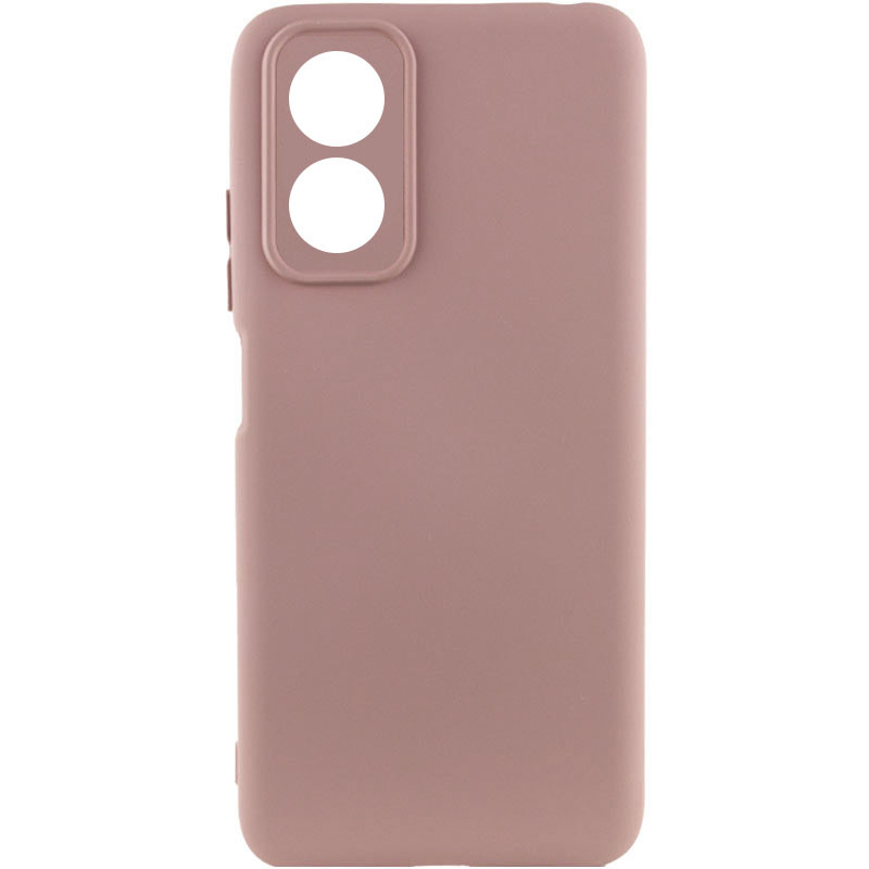 Чохол Silicone Cover Lakshmi Full Camera (A) на Oppo A17 (Рожевий / Pink Sand)