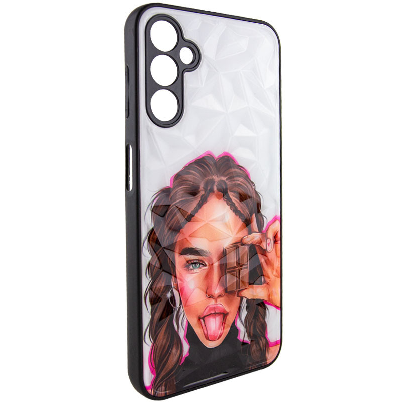 TPU+PC чехол Prisma Ladies для Samsung Galaxy A04s (Chocolate)