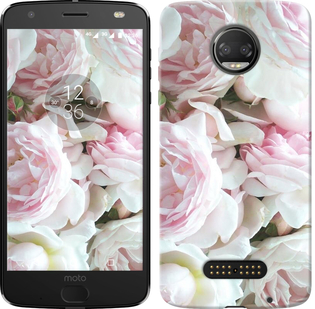 Чехол Пионы v2 для Motorola Moto Z3 Play