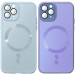 Чехол TPU+Glass Sapphire Midnight with Magnetic Safe для Apple iPhone 12 Pro Max (6.7")