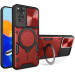 Удароміцний чохол Bracket case with Magnetic на Xiaomi Redmi Note 11 Pro 4G/5G / 12 Pro 4G (Red)