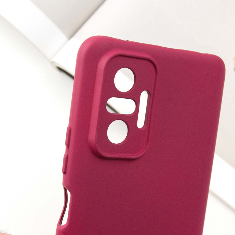 Чехол Silicone Cover Lakshmi Full Camera (A) для Xiaomi Redmi Note 10 Pro / 10 Pro Max (Бордовый / Marsala) в магазине vchehle.ua