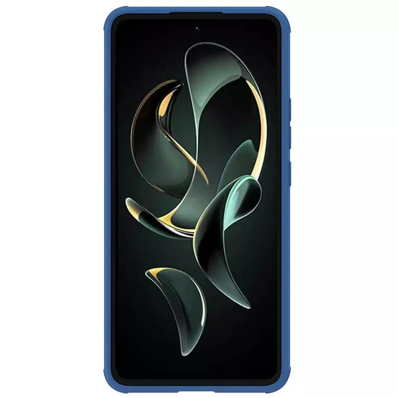 Карбоновая накладка Nillkin CamShield Pro для Xiaomi Redmi K60 Ultra / 13T / 13T Pro (Blue) в магазине vchehle.ua