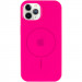 Фото Чехол Silicone Case Full Protective (AA) with Magnetic Safe для Apple iPhone 11 Pro Max (6.5") (Розовый / Barbie pink) на vchehle.ua