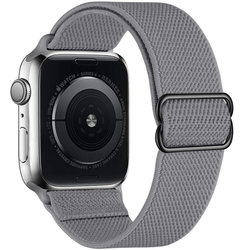 Ремешок тканевый с затяжкой для Apple Watch 38/40mm (Grey)
