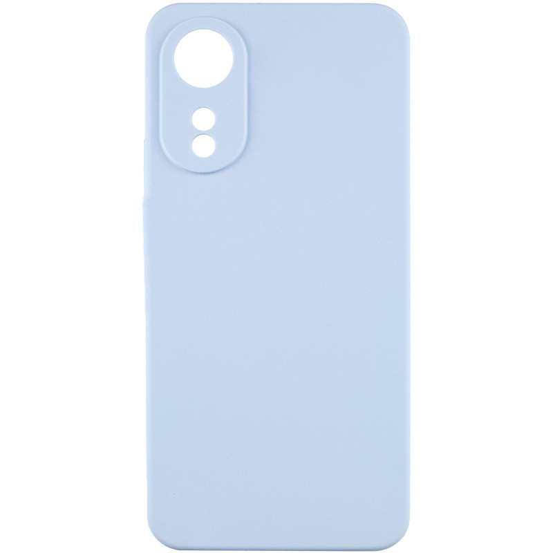 Чохол Silicone Cover Lakshmi Full Camera (AAA) на Oppo A78 4G (Блакитний / Sweet Blue)