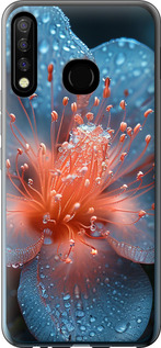 Чехол Роса на цветке для Tecno Camon 12 CC7