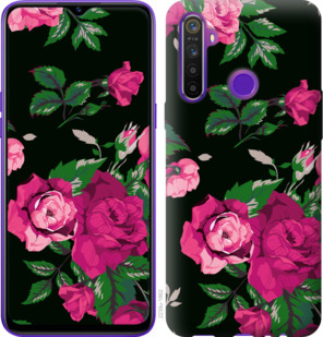 

Чохол Троянди на чорному тлі на Realme 5 920958
