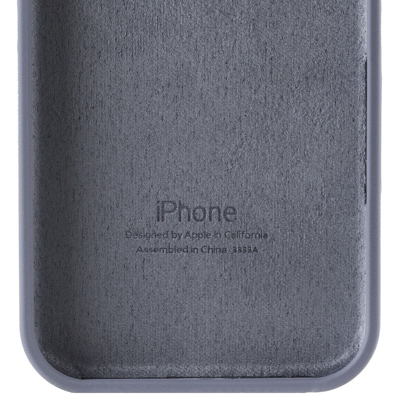 Фото Чохол Silicone Case Full Camera Protective (AA) на Apple iPhone 16e (6.1") (Сірий / Lavender Gray) в маназині vchehle.ua