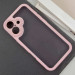 Фото TPU чехол Transparent + Colour 1,5mm для Apple iPhone 16 (6.1") (Pink) на vchehle.ua