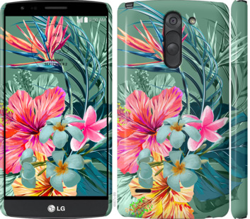 

Чехол Тропические цветы v1 для LG G3 Stylus D690 845018