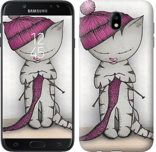 

Чохол Кішка рукодільниця на Samsung Galaxy J7 J730 (2017) 584128