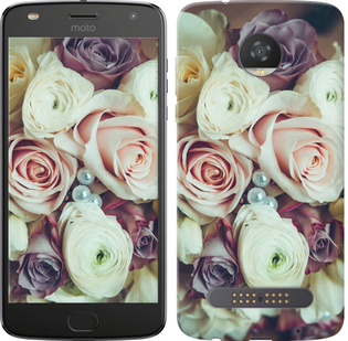 

Чехол Букет роз для Motorola Moto Z2 Play 689542