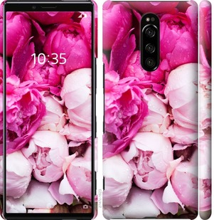 Чехол Розовые пионы для Sony Xperia 1 J9110