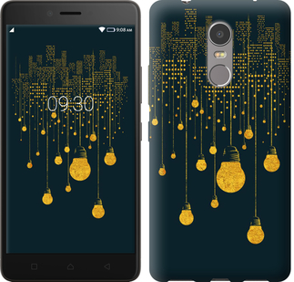 

Чохол Ілюстрація нічного міста на Lenovo K6 Note 592292