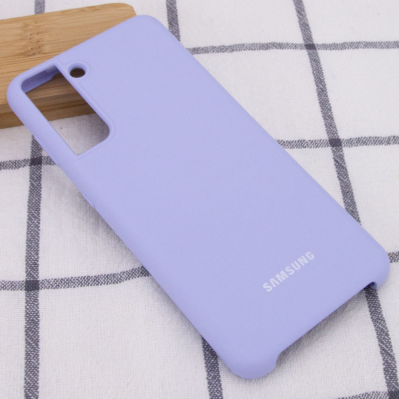 Фото Чехол Silicone Cover (AA) для Samsung Galaxy S21 (Сиреневый / Dasheen) на vchehle.ua