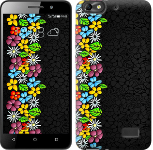 

Чехол цветочный орнамент для Huawei Honor 4C 327997