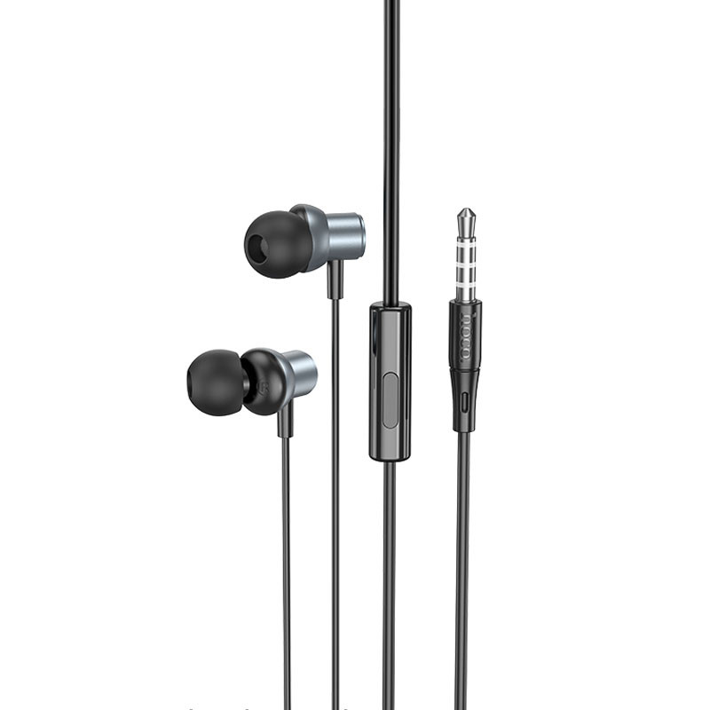 Стерео Наушники Hoco M110 Encourage metal (Metal gray)