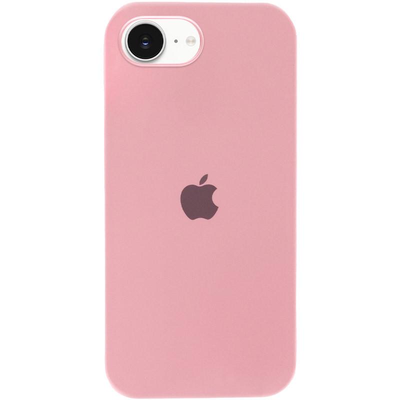 Чехол Silicone Case Full Protective (AA) для Apple iPhone 16e (6.1") (Розовый / Light pink)