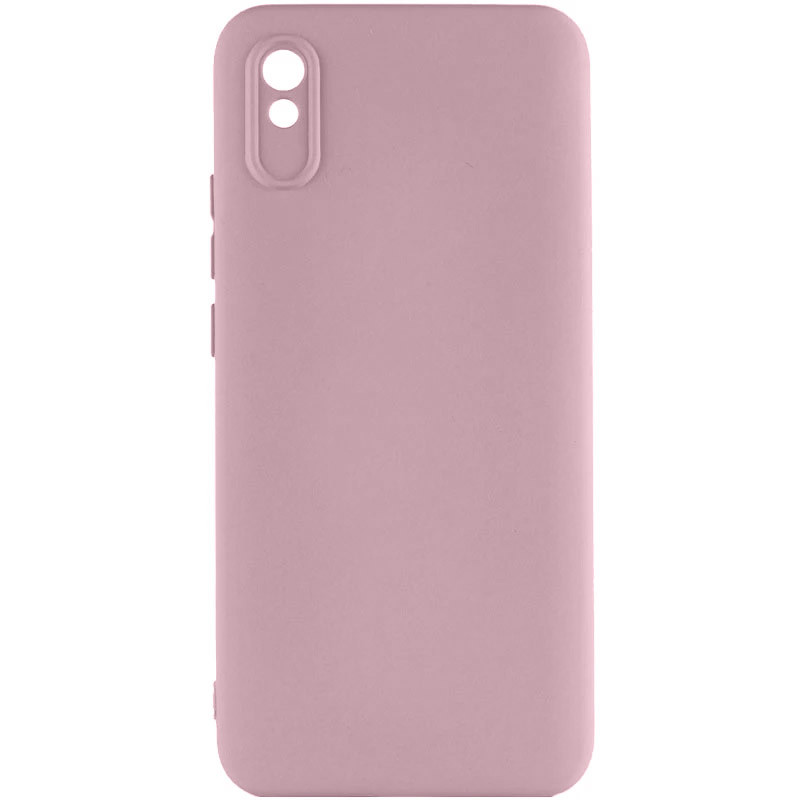 Чохол TPU GETMAN Liquid Silk Full Camera на Xiaomi Redmi 9A (Рожевий / Pink Sand)