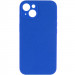 Чехол Silicone Case Full Camera Protective (AA) NO LOGO для Apple iPhone 15 (6.1") (Синий / Capri Blue)