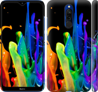 

Чехол брызги краски для Xiaomi Redmi 8 868672