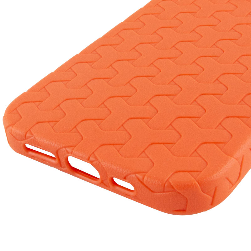 Купити Чохол TPU Weaving на Apple iPhone 13 / 14 (6.1") (Orange) на vchehle.ua