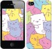 Чехол Котики для iPhone 4
