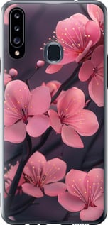Чехол Пурпурная сакура для Samsung Galaxy A20s A207F