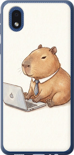Чохол Funny Capybara CEO Working на Samsung Galaxy A01 Core A013F