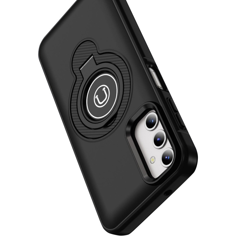 TPU+Textured PC Magnet на Samsung Galaxy A14 4G/5G (Black) в магазині vchehle.ua