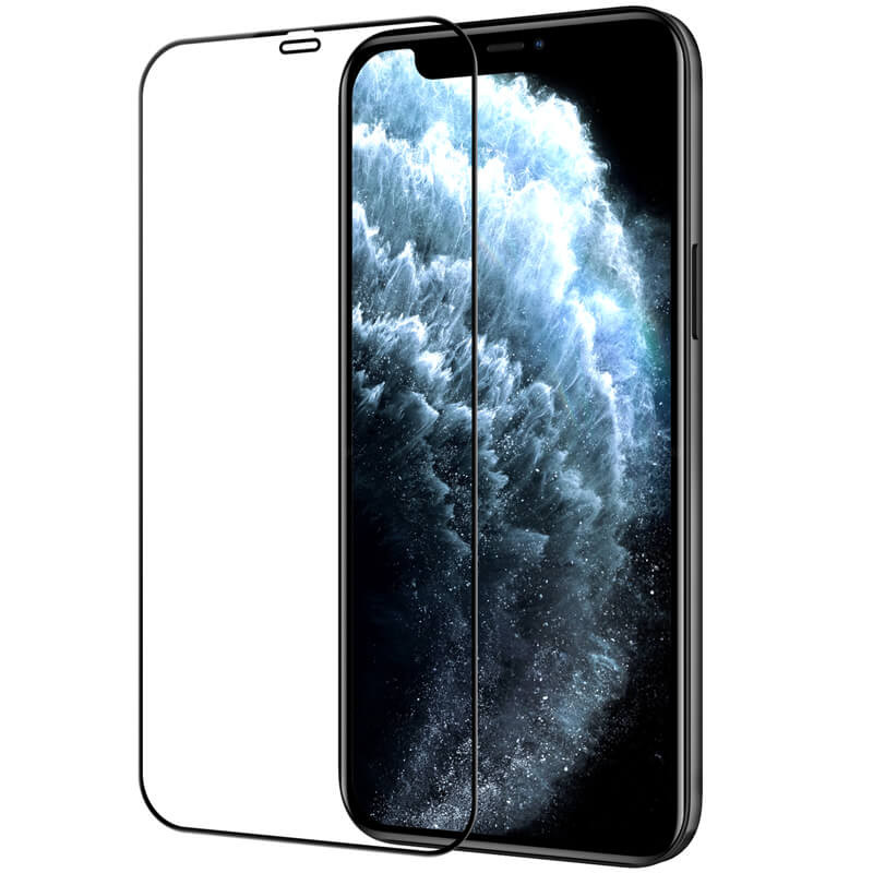 Фото Защитное стекло Nillkin (CP+PRO) для Apple iPhone 12 Pro / 12 (6.1") (Черный) в магазине vchehle.ua