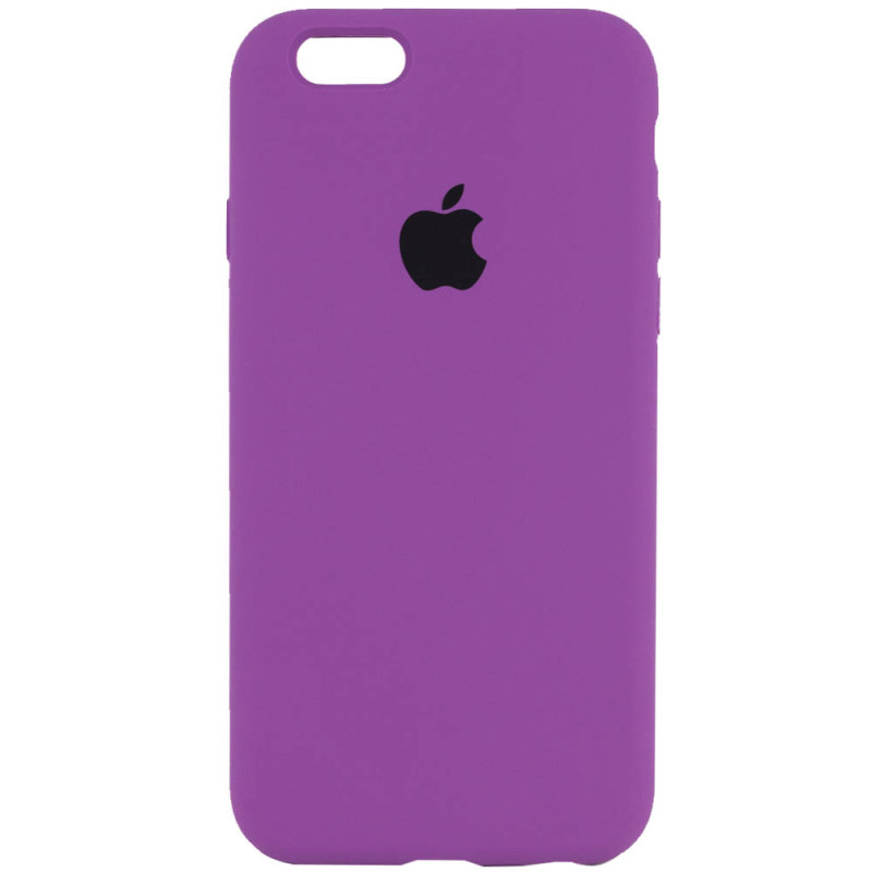 Чохол Silicone Case Full Protective (AA) на Apple iPhone 6/6s (4.7") (Фіолетовий / Grape)