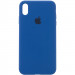 Чохол Silicone Case Full Protective (AA) на Apple iPhone XR (6.1") (Синій / Navy Blue)