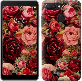 

Чехол Цветущие розы для Xiaomi Redmi 6 667637